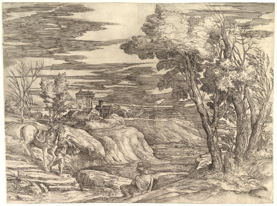 Horseman in a Landscape MET DP819647