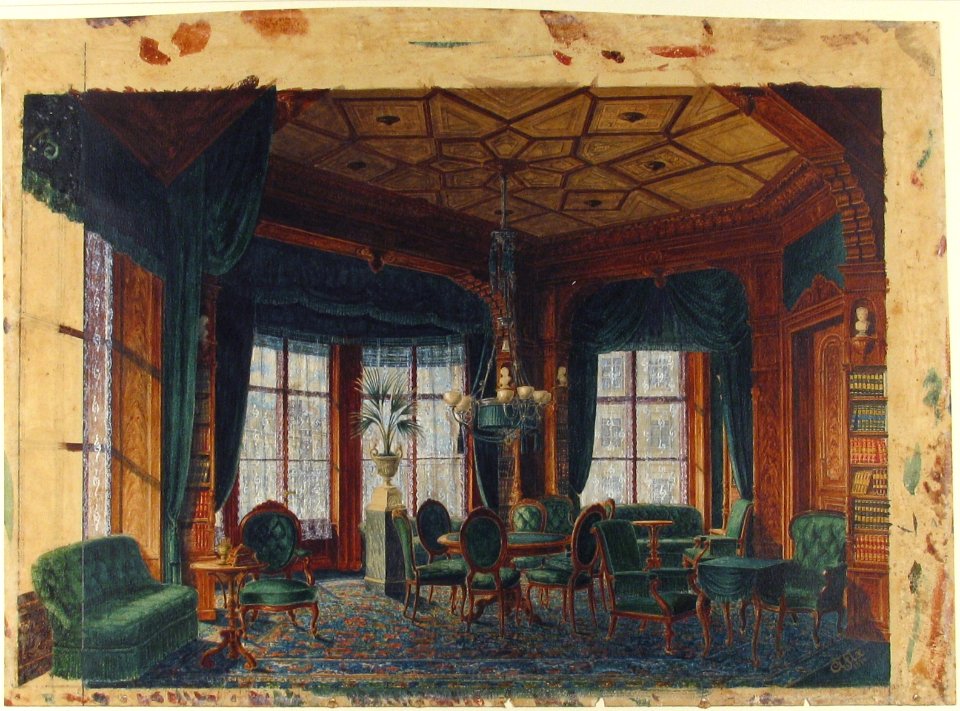 Interior of a Smoking-Room or Club-Room MET 1979.511