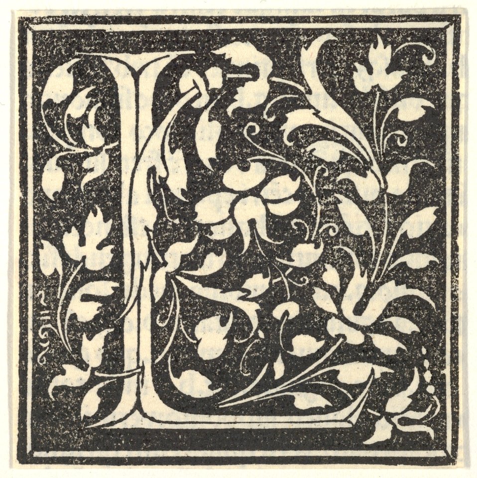 Initial letter L MET DP855228