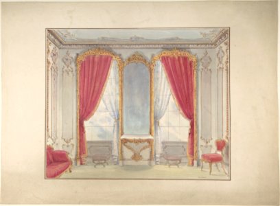 Interior of a Small Salon MET DP805705