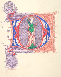 Illuminated Initial "D" MET DP801152