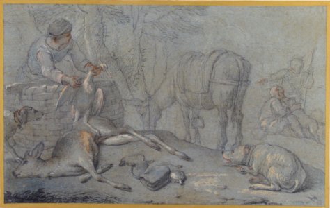 Hunters with Dead Game in a Landscape MET 63.103.1