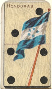 Honduras, from the National Flag on Domino series (T177) issued by Kinney Brothers to promote Sweet Caporal Cigarettes MET DP842632