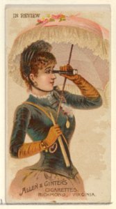 In Review, from the Parasol Drills series (N18) for Allen & Ginter Cigarettes Brands MET DP834960