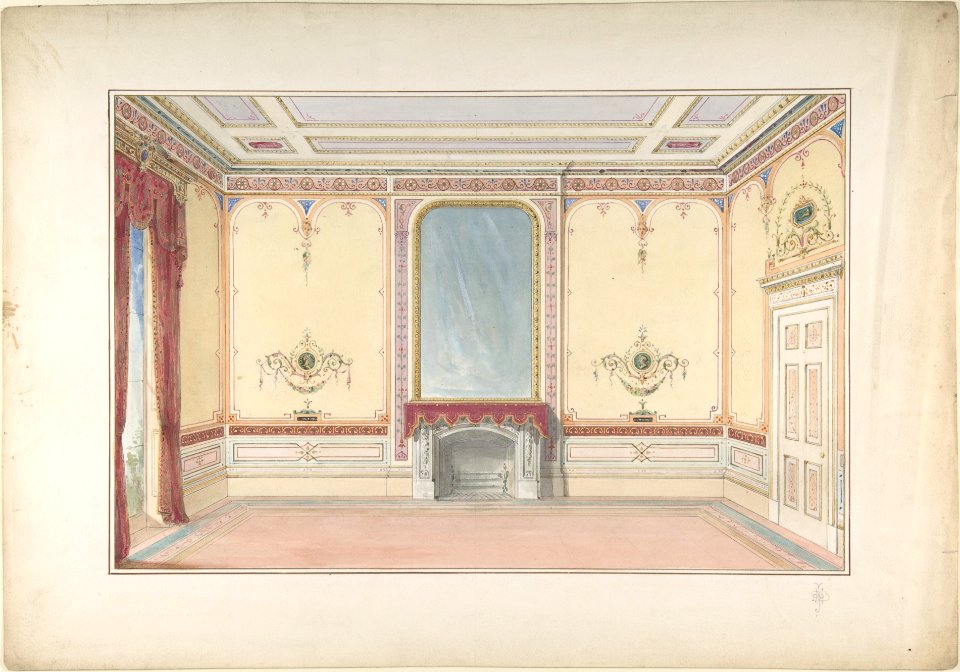 Interior- Fireplace wall MET DP805627