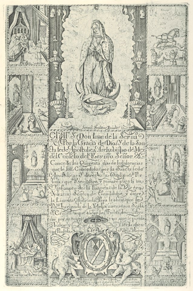 Indulgence for donation of alms towards the building of a Church to the Virgin of Guadalupe (modern facsimile impression) MET DP844311