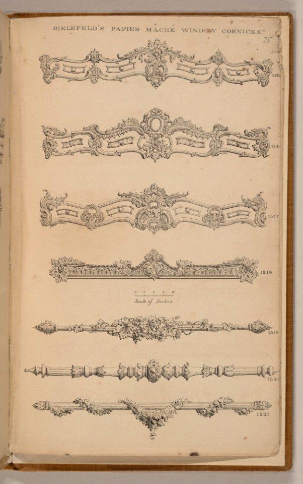 Illustrated Tariff of the Improved Papier-Mâché Picture Frames, also, Enriched Mouldings, made by machinery in twelve feet lengths, without join MET DP208193