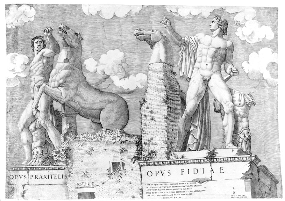Horse Tamers (Dioscuri) from the Capitoline Hill, Rome MET MM10412