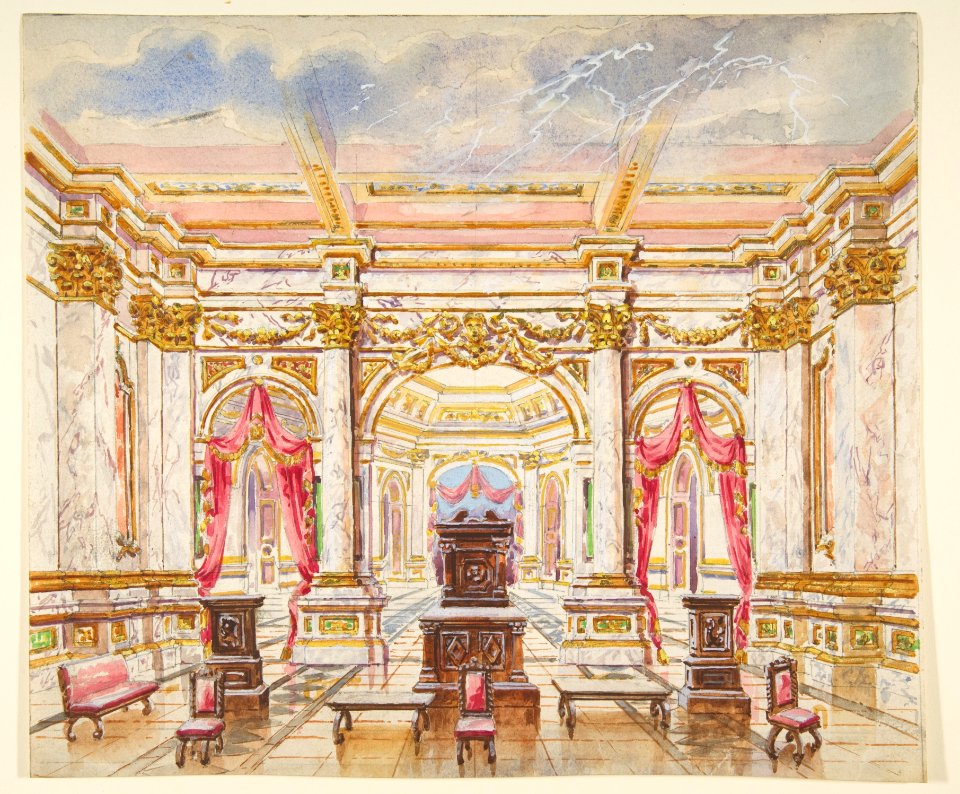 Interior with Marble and Gilt Decor MET DP812722
