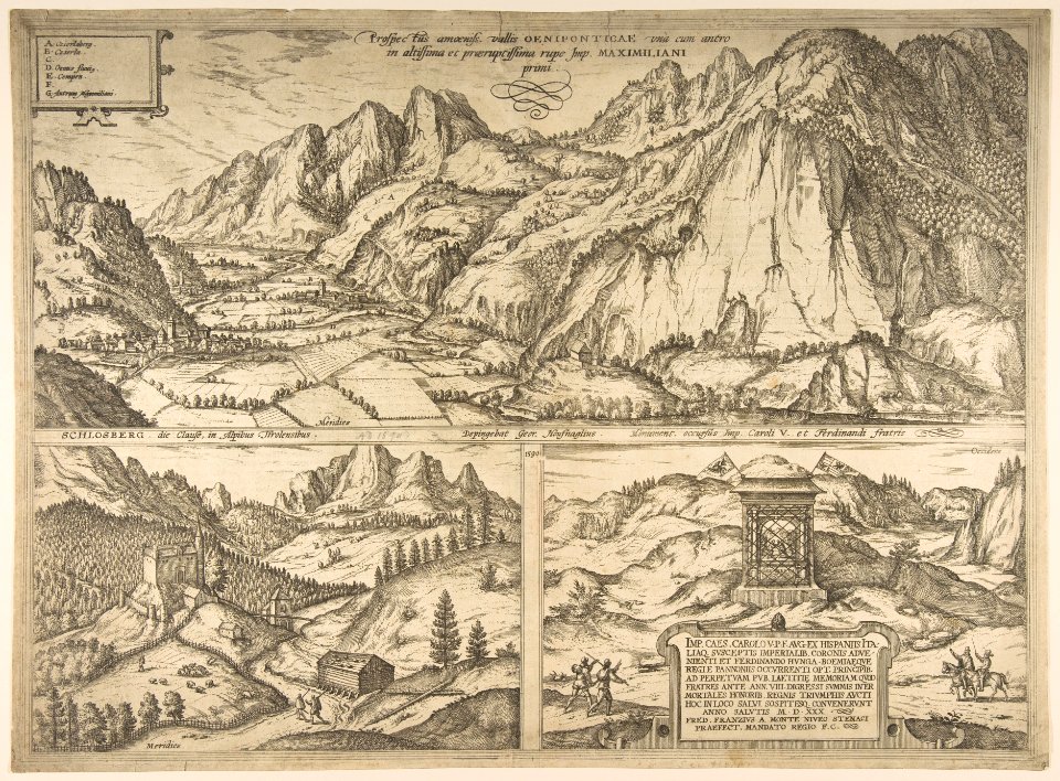 Innsbruck from the series Civitates Orbis Terrarum, vol. V, plate 59 MET DP817444