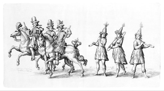 I) Repraesentation Der Furstlichen Aufzug und Ritterspil ..Fürst und Herr Johan Friederich Hertzog zu Württemberg und Teckh.. Neuwgebornen Sohn Friderich .. etc. Fürstlicher Kindtauffen .. 10 biss 17 Marty Anno 1616 MET MM57578
