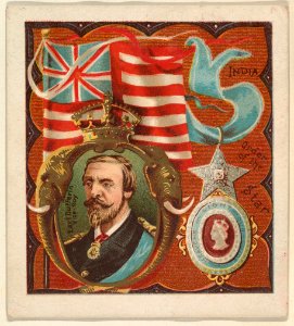 India, from the International Cards series (N238), issued by Kinney Bros. MET DPB875036