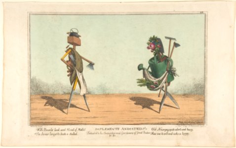 Implements Animated, Pl. 1, Dedicated to the Carpenters and Gardeners of Great Britain MET DP808183