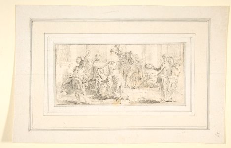Illustration for a Book- Allegorical Scene of Coronation MET DP812098