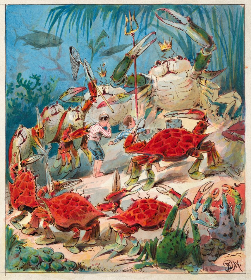 Illustration for "Crab Story" MET DP877031