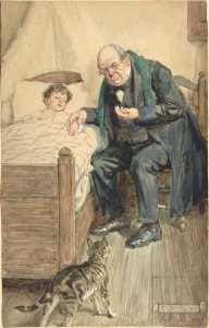 Illustration for "Little Peter- A Christmas Morality for Children of Any Age" MET DP800822