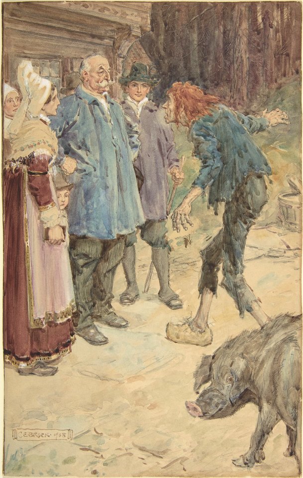 Illustration for "Little Peter- A Christmas Morality for Children of Any Age" MET DP800818