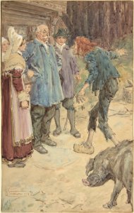 Illustration for "Little Peter- A Christmas Morality for Children of Any Age" MET DP800818