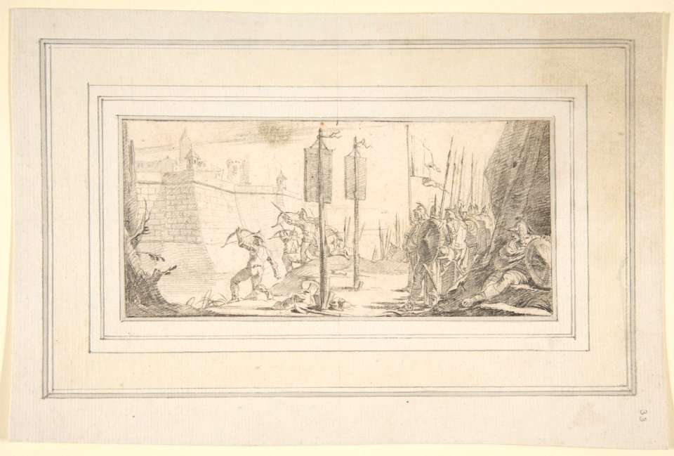 Illustration for a Book- Siege of a City MET DP812005