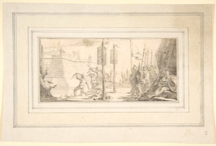 Illustration for a Book- Siege of a City MET DP812005