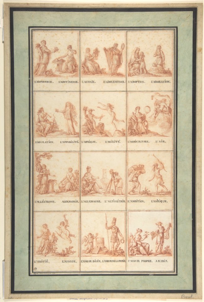 Illustrations for an Allegorical Pattern Book MET DP809538