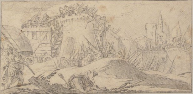 Illustration for a Book- Attacks on the Walls of a City MET 59.600.183