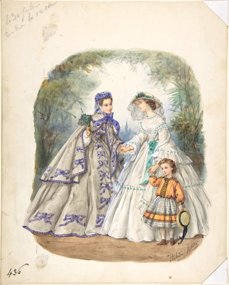 Illustration for a French fashion magazine MET DP809006