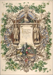 Homage from Bavarian artists to King Ludwig I MET DP806824