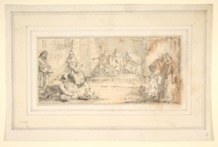 Illustration for a Book- Booty Presented to Three Dignitaries MET DP812097