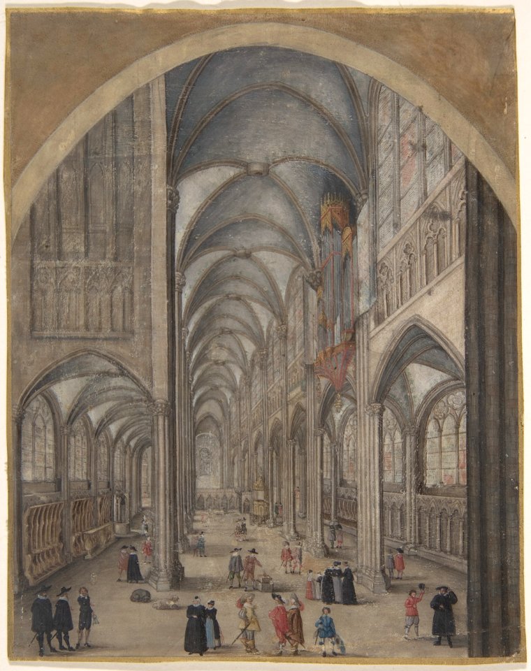Interior of Strasbourg Cathedral MET DP801209