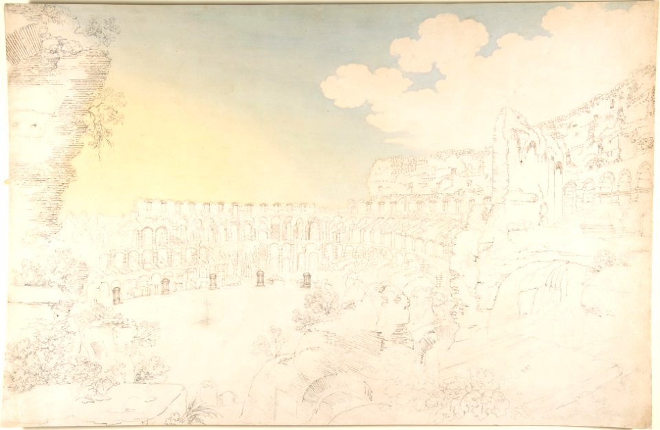 Inner view of the Colosseum MET DP806202