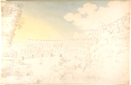 Inner view of the Colosseum MET DP806202