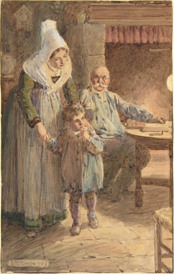 Illustration for "Little Peter- A Christmas Morality for Children of Any Age" MET DP800817