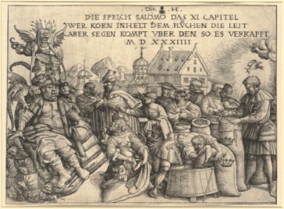Illustration to Proverbs 11- 26 MET DP205262