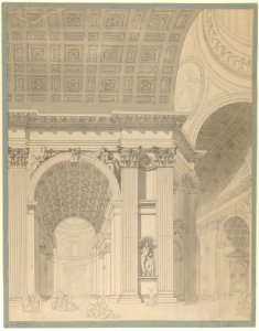Interior of St. Peter's Basilica MET DP841166