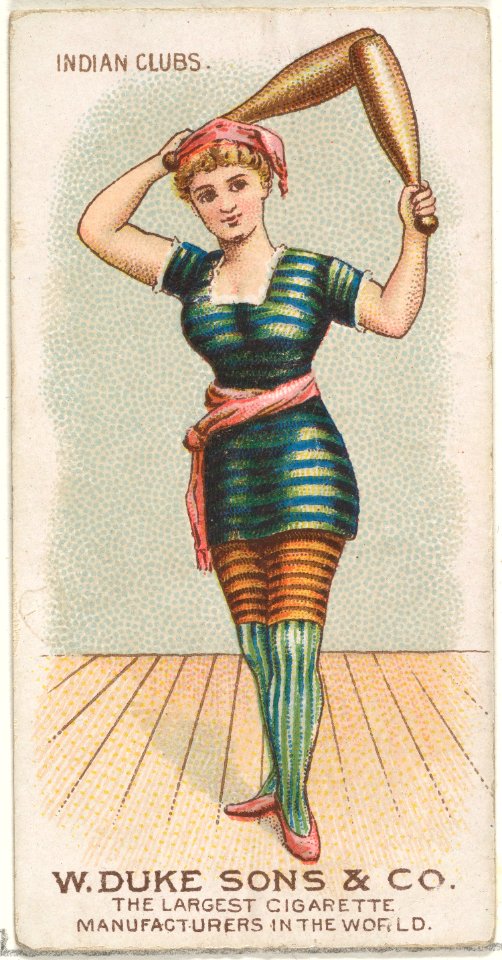 Indian Clubs, from the Gymnastic Exercises series (N77) for Duke brand cigarettes MET DP827450