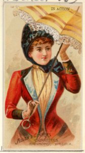 In Action, from the Parasol Drills series (N18) for Allen & Ginter Cigarettes Brands MET DP834954