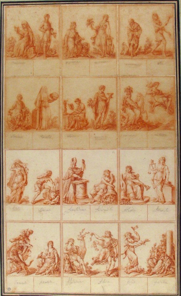 Illustrations for an Allegorical Pattern Book MET 59.654.57