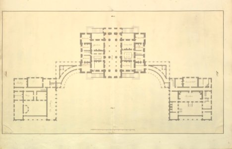 Houghton Hall, Norfolk, Ground Floor (Basement) Plan MET DP829077
