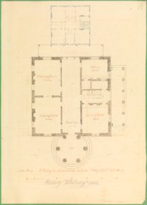 House for Henry Whitney, New Haven, Connecticut (client's plan) MET DP307223