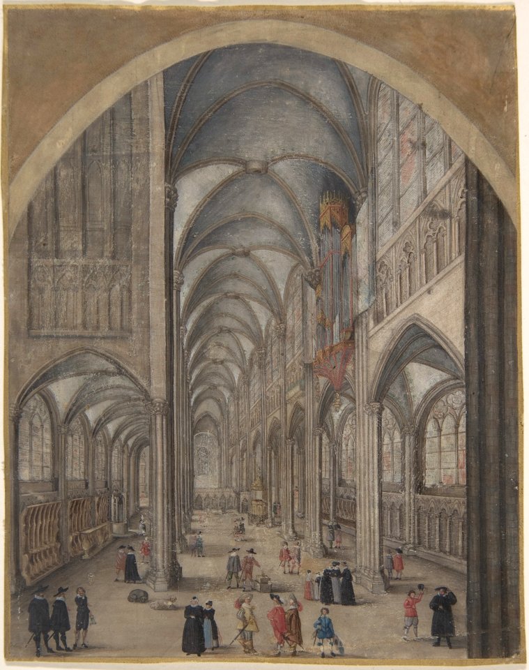 Interior of Strasbourg Cathedral MET DP801208