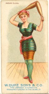 Indian Clubs, from the Gymnastic Exercises series (N77) for Duke brand cigarettes MET DP827449