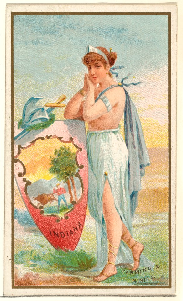 Indiana, from the Industries of States series (N117) issued by Duke Sons & Co. to promote Honest Long Cut Tobacco MET DPB873661