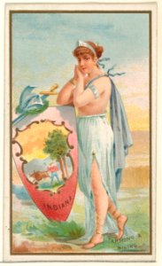 Indiana, from the Industries of States series (N117) issued by Duke Sons & Co. to promote Honest Long Cut Tobacco MET DPB873661