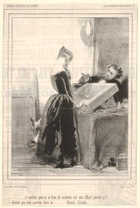 How much can you get from an old thing like that? As much as you can get from...Romeo, Juliet, plate VII from the suite Parisian Follies, published in Le Charivari, November 25, 1846 MET DP832945