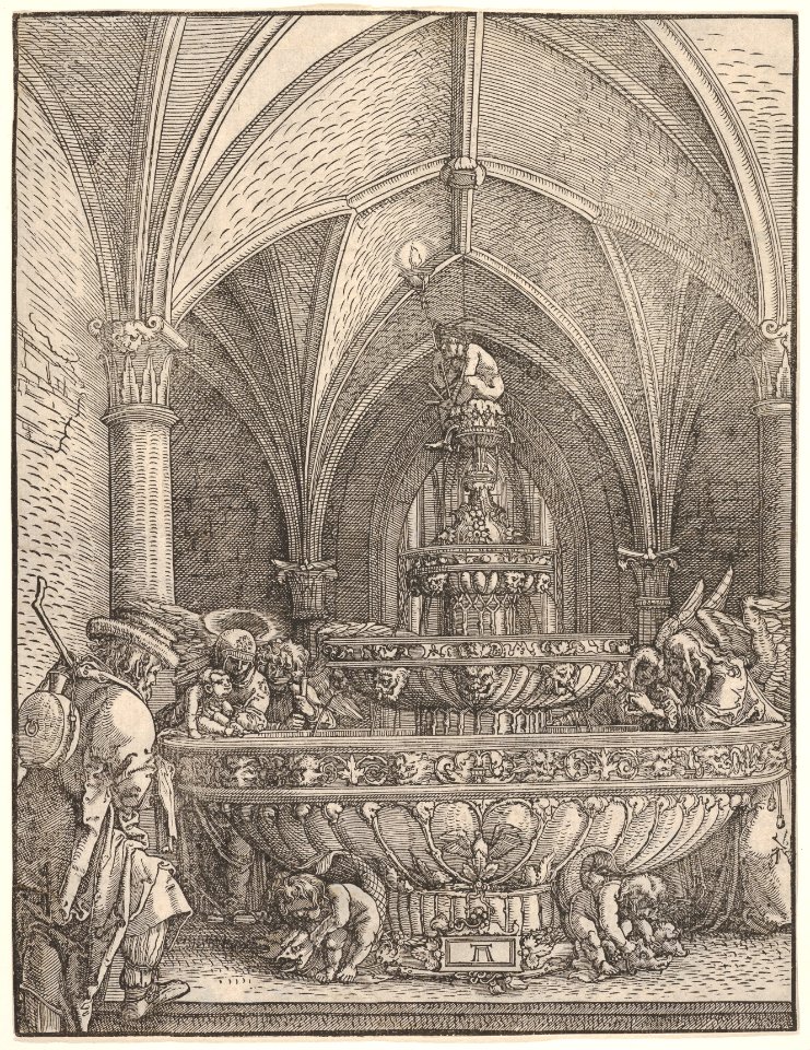 Holy Family at a Fountain MET DP833046
