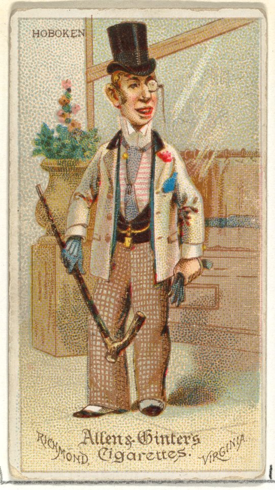 Hoboken, from World's Dudes series (N31) for Allen & Ginter Cigarettes MET DP838481