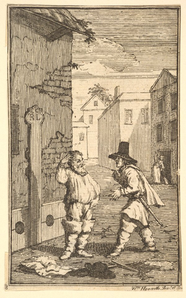 Hudubras and Ralpho Disputing (Seventeen Small Illustrations for Samuel Butler's Hudibras, no. 8) MET DP824920