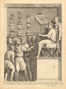 Icones et segmenta illvstriuvm e marmore tabvlarvm qvae Romae adhvc extant a Francisco Perrier, delineata incisa et ad antiqvam formam lapideis exemplaribvs passim collapsis restitvta MET DP-14440-001