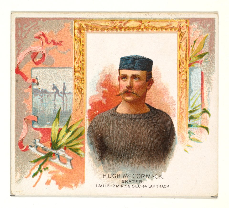 Hugh McCormack, Skater, from World's Champions, Second Series (N43) for Allen & Ginter Cigarettes MET DP839309